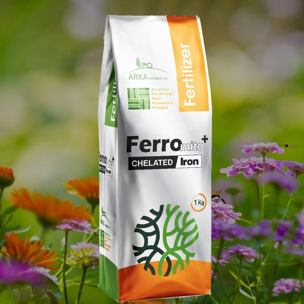 کود آهن فرومیتو (یک کیلویی) ۶ درصد آهن قابل جذب باغ ارم